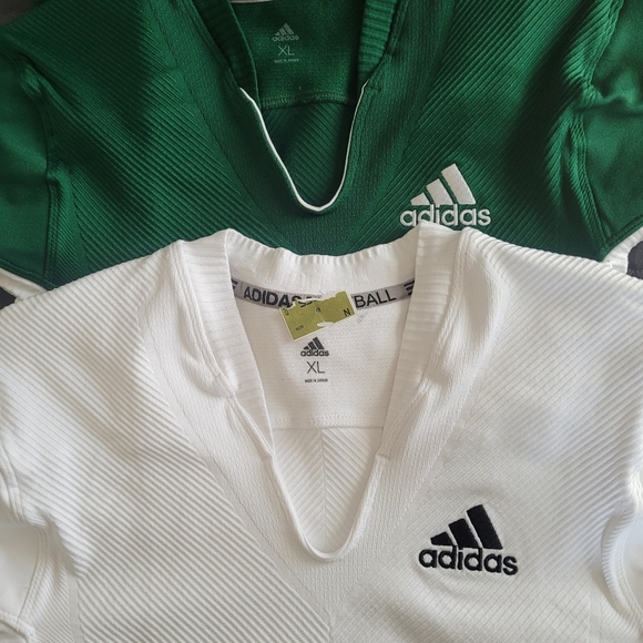 adidas Other - NWT 2 Adidas Football White & Green Techfit Primeknit Climacool Jersey Men’s  XL